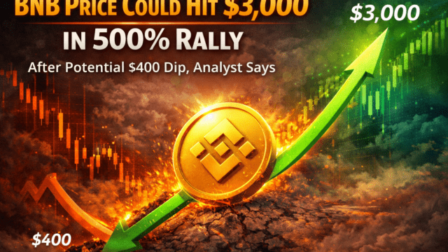 BNB Price Could Hit $3,000 in 500% Rally After Potential $400 Dip, Analyst Says
