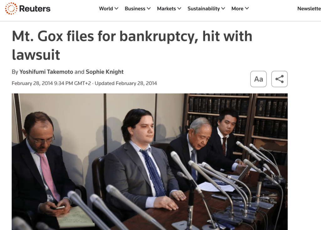 2014: Mt. Gox and a Year of Damage Control