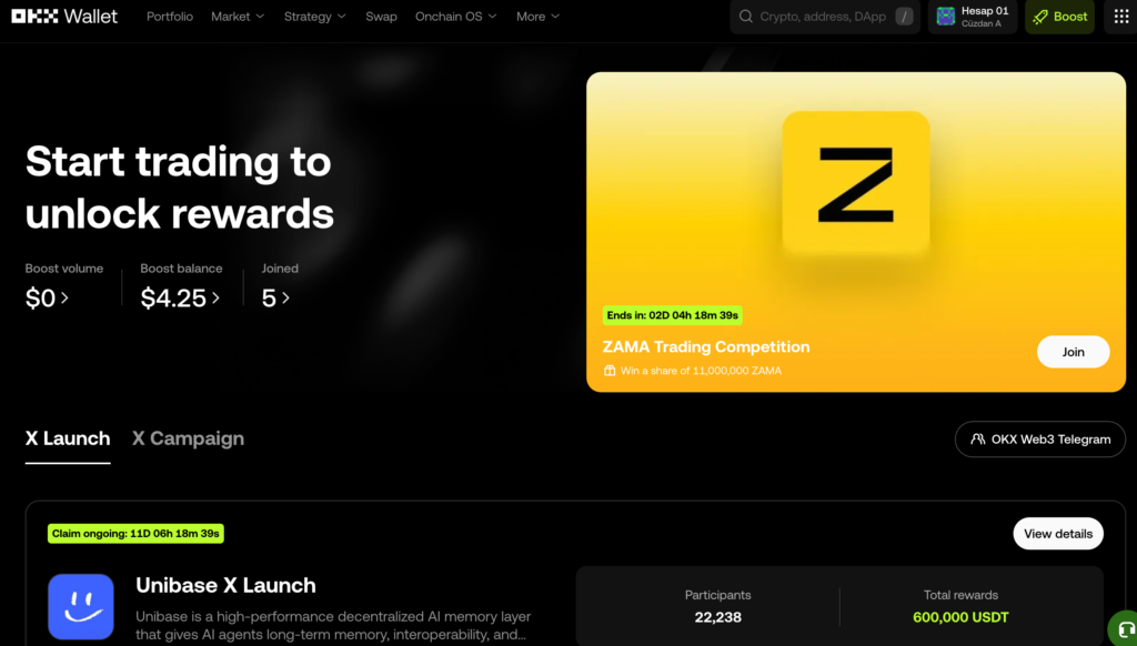 okx wallet boost airdrop