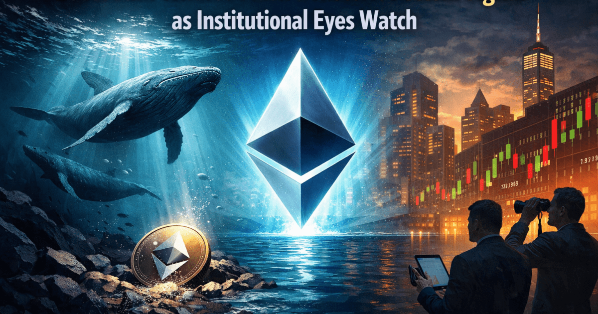 Ethereum Whales Flash a Historic Bottom Signal as Institutional Eyes Watch