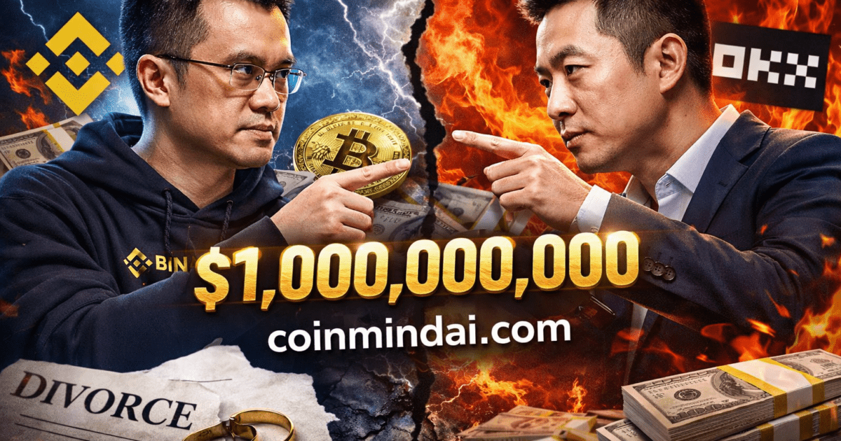 Former Binance CEO CZ and OKX CEO Star Xu clashed publicly on X over a divorce claim, a Bitcoin origin story, and a $1 billion bet challenge.
