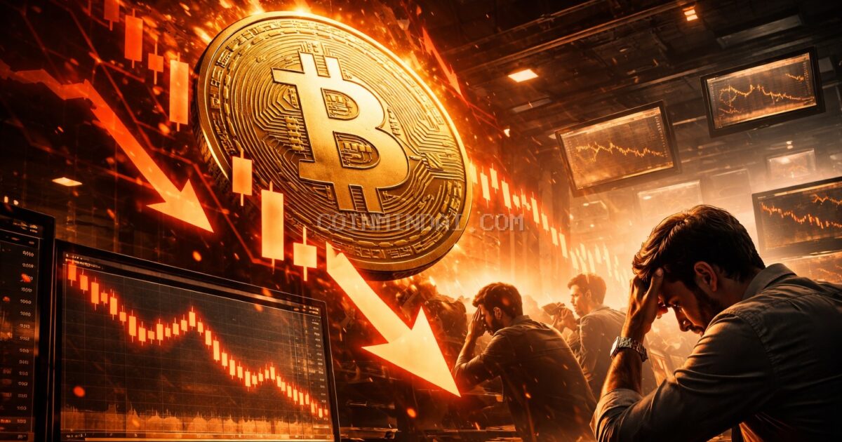 Bitcoin Slides Below 77K as Bearish Funding and Retail Retreat Weigh on Sentiment