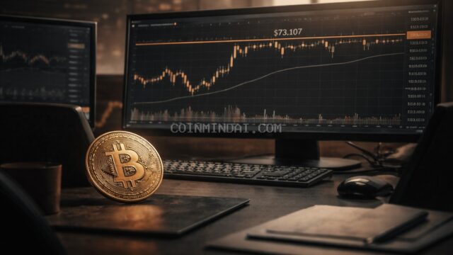 Bitcoin Stalls Below $73,107 Resistance as Momentum Shows Early Fatigue