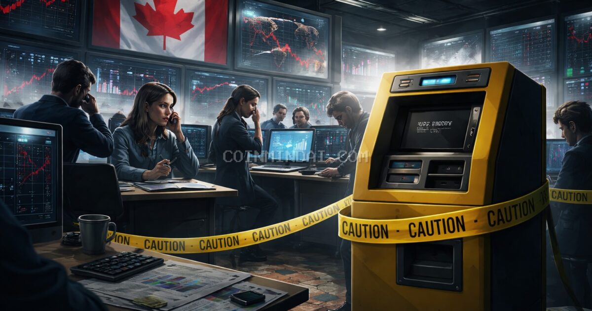 Canada Moves to Ban Crypto ATMs Nationwide Citing Fraud and Money Laundering