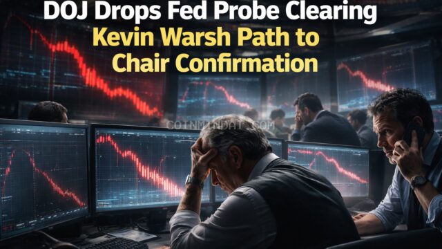 DOJ Drops Fed Probe Clearing Kevin Warsh Path to Chair Confirmation
