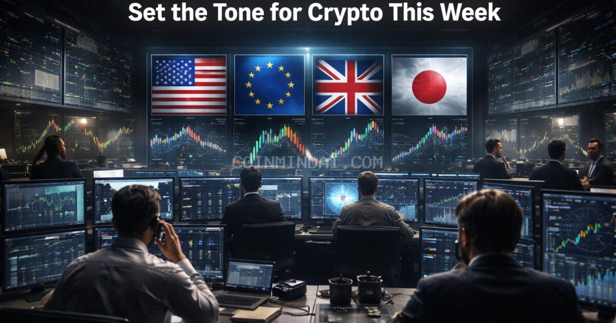 Four Central Banks and Big Earnings Set the Tone for Crypto This Week