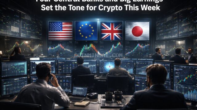 Four Central Banks and Big Earnings Set the Tone for Crypto This Week