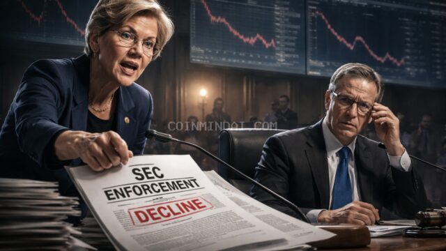 Senator Warren Accuses SEC Chair Atkins of Misleading Congress on Enforcement Decline