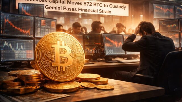 Winklevoss Capital Moves 572 BTC to Custody as Gemini Faces Financial Strain