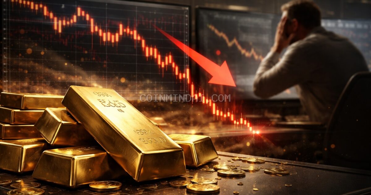 Gold Drops Nearly 3% as Rate-Cut Bets Erode Safe Haven Demand