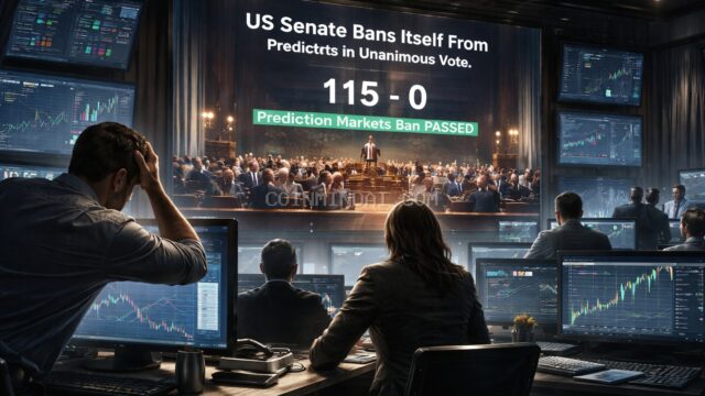 US Senate Bans Itself From Prediction Markets in Unanimous Vote
