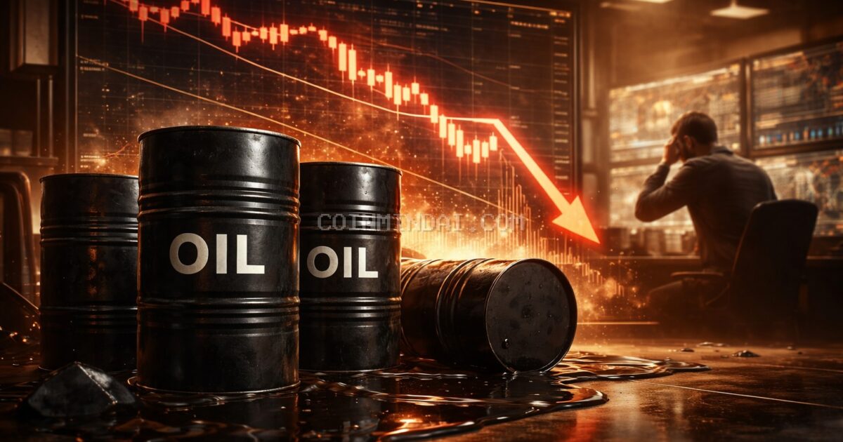 WTI Crude Drops 4% as Dollar Pressure Hits Energy Positioning