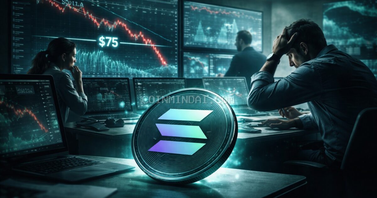 Solana Faces Crucial $75 Support as Bears Maintain Pressure
