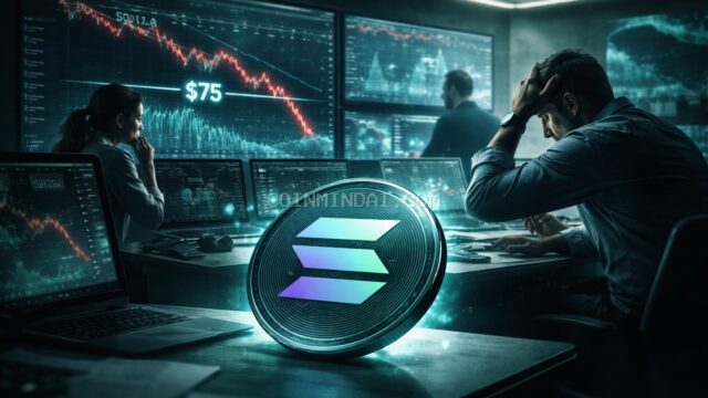 Solana Faces Crucial $75 Support as Bears Maintain Pressure