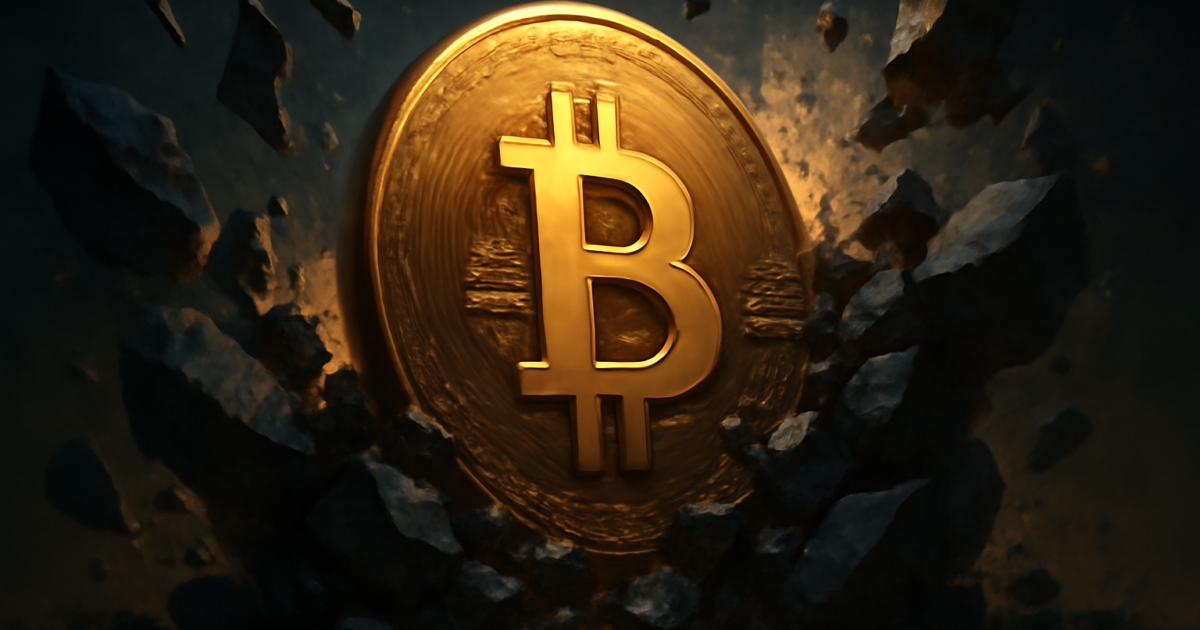 Bitcoin breakout digital art