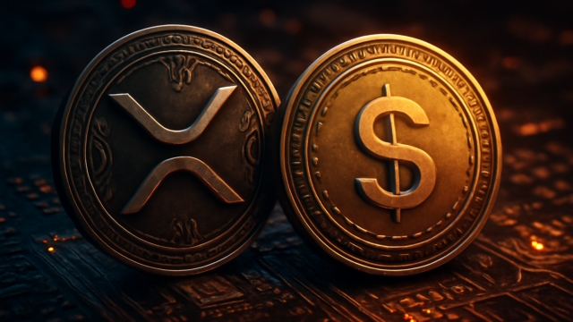 XRP Ledger and RLUSD symbolic depiction